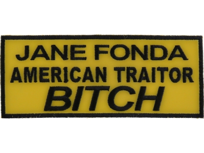 Jane Fonda American Traitor Bitch Patch | US Military Veteran Patches