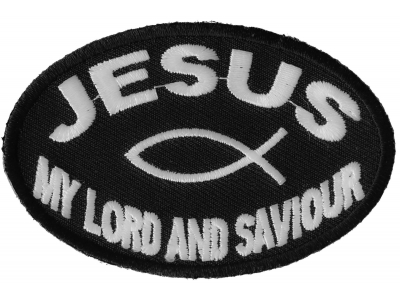 Jesus My Lord And Saviour Patch  | Embroidered Patches