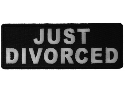 Just Divorced Patch | Embroidered Patches