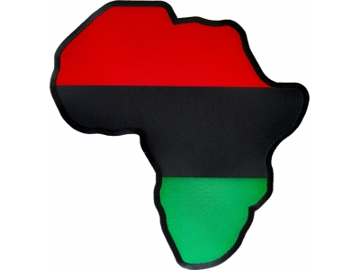 Large African Map Back Patch