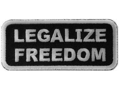 Legalize Freedom Patch | Embroidered Patches