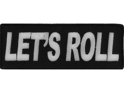 Let's Roll Patch | Embroidered Patches