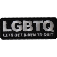 LGBTQ Lets Get Biden to Quit Funny Patch