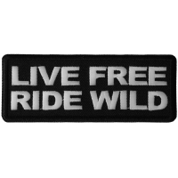 Live Free Ride Wild Patch