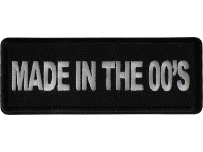 Made in the 00's Patch