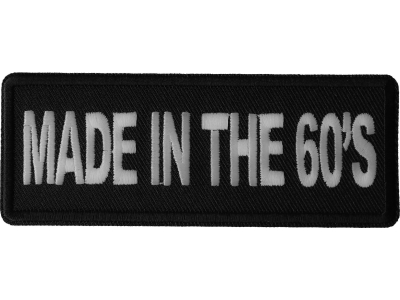 Made in the 60s Patch