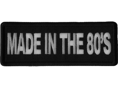 MAde in the 80s Patch