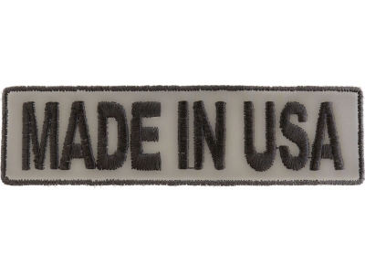 Made In USA Small Reflective Patch | Embroidered Patches