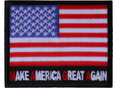 Make America Great Again MAGA US Flag Patch