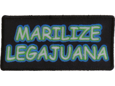 Marilize Legajuana Funny Pot Smokers Patch | Embroidered Pot Patches