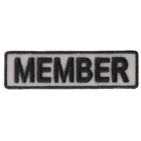 Member Patch 3.5 Inch Reflective | Embroidered Patches