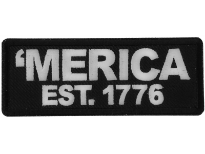 Merica Est 1776 Patch