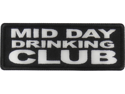 Mid Day Drinking Club Patch