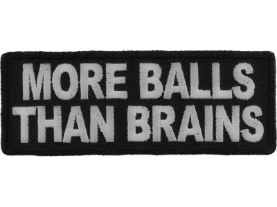 More Balls Than Brains Patch