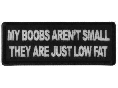 My Boobs Aren't Small They Are Just Low Fat Patch