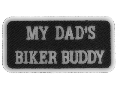 My Dad's Biker Buddy Patch