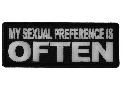 My Sexual Preference is Often Patch