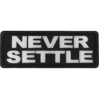 Never Settle Patch