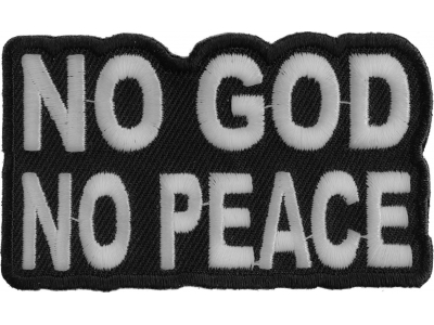 No God No Peace Patch