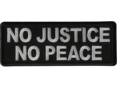 No Justice No Peace Patch