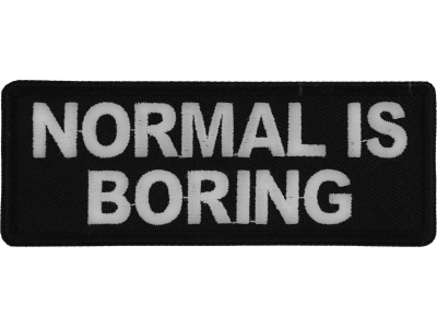 Normal is Boring Patch