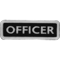 Officer Patch White | US Army Military Veteran Patches