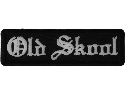 Old Skool Patch In Old English