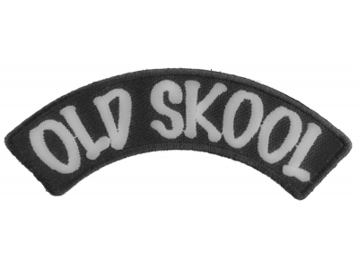 Old Skool Small Rocker Patch | Embroidered Patches