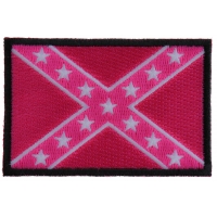 Pink Rebel Flag Patch