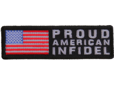 Proud American Infidel Patch With US FLAG