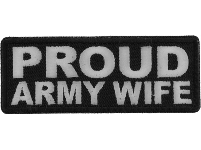 Proud Army Wife Patch