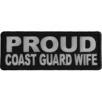 Proud Coast Guard Wife Patch