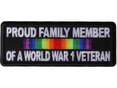 Proud Family Member of a World War 1 Veteran Patch