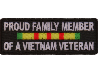 Proud Family Vietnam Vet Patch | US Military Vietnam Veteran Patches