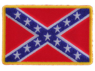 Rebel Confederate Southern Flag Patch Small | Embroidered Patches