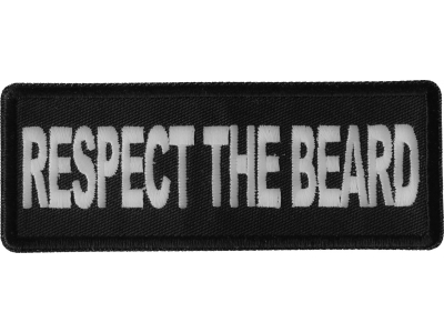 Respect The Beard Patch