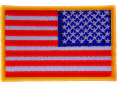 Reversed American Flag Patch | Embroidered Patches