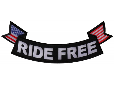 Ride Free Large Lower Rocker Patch