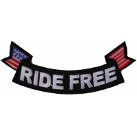 Ride Free Small Rocker Patch