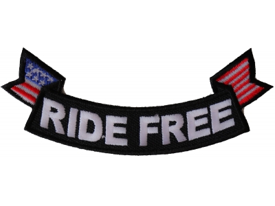 Ride Free Small Rocker Patch