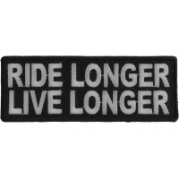 Ride Longer Live Longer Patch