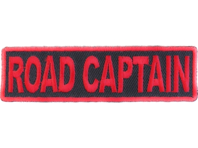 Road Captain Patch Red