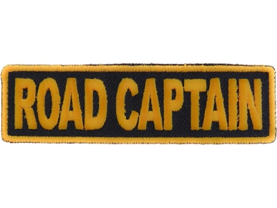 Road Captain Patch 3.5 Inch Yellow