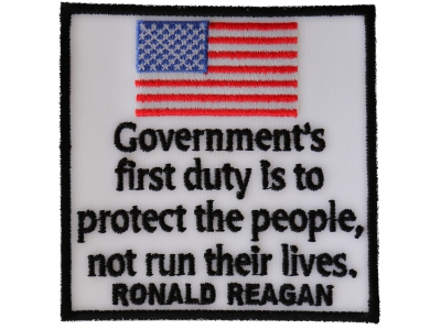 Ronald Reagan Said Patch | US Military Veteran Patches