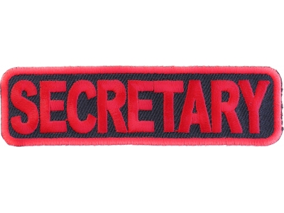 Secretary Patch In Red