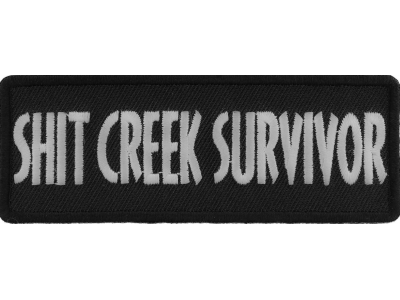 Shit Creek Survivor Patch | Embroidered Patches