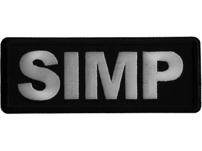 Simp Iron on Patch