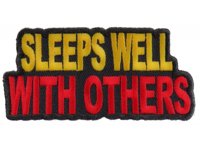 Sleeps Well With Others Patch | Embroidered Patches