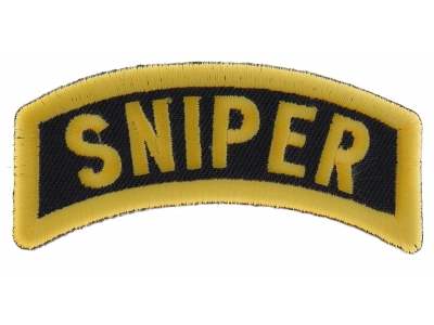 Sniper Rocker Patch | US Army Military Veteran Patches