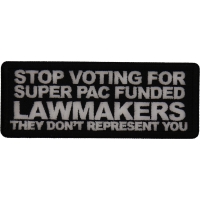 Stop Voting For Super Pac Funded Lawmakers They Don't Represent You Patch